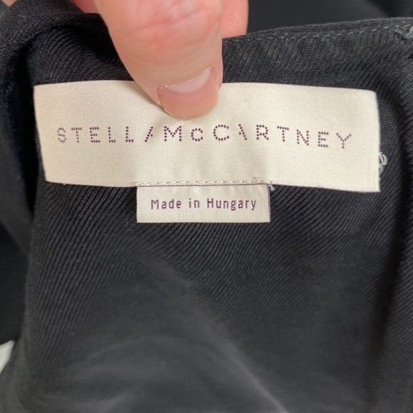 Stella McCartney Plunging Crepe A-Line Dress US 2 - Picture 5 of 7